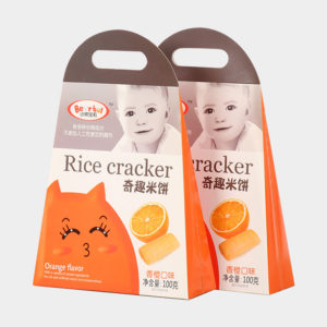Baby food biscuit packaging carton color box